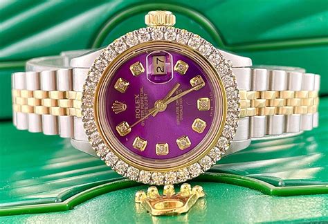 purple rolex womens